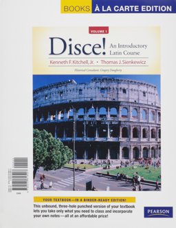 Disce! an Introductory Latin Course, Volume I, Books a la Carte Edition  9780205818907 Front Cover