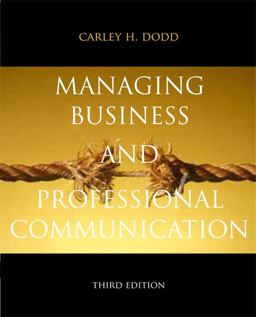 Managing Business and Professional Communication 3rd 9780205823864 Front Cover