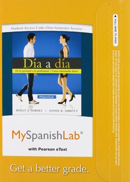 MyLab Spanish with Pearson EText -- Access Card -- for día a día (Single-Semester Access)