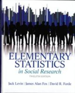Elementary Statistics in Social Research