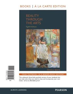Reality Through the Arts, Books a la Carte Edition 8th 9780205858231 Front Cover