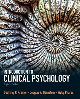 Introduction to Clinical Psychology 8th 9780205871858 Front Cover