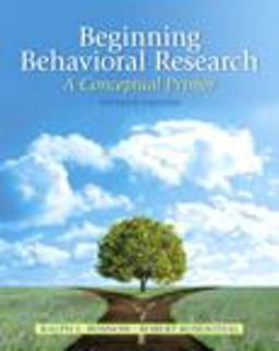 Beginning Behavioral Research A Conceptual Primer 7th 9780205871896 Front Cover