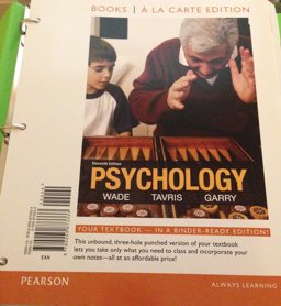 Psychology, Books a la Carte Edition