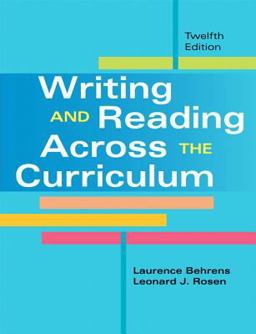 Writing and Reading Across the Curriculum 12th 9780205885435 Front Cover