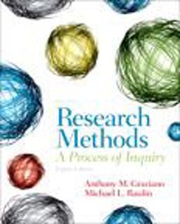 Research Methods A Process of Inquiry 8th 9780205900923 Front Cover