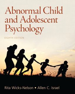 Abnormal Child and Adolescent Psychology 8th 9780205901128 Front Cover