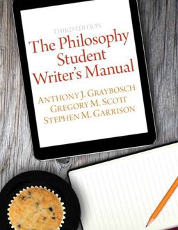 Philosophy Student Writer's Manual 3rd 9780205921034 Front Cover