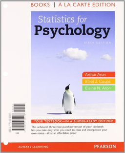 Statistics for Psychology 6th 9780205923922 Front Cover