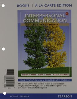 Interpersonal Communication Relating to Others - Relating to Others 7th 9780205930500 Front Cover