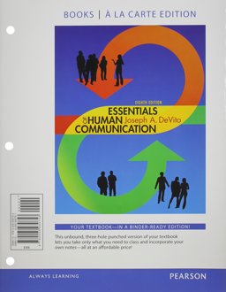 Essentials of Human Communication, Books a la Carte Plus NEW MyCommunicationLab with EText -- Access Card Package