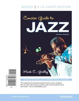 Concise Guide to Jazz, Books a la Carte Edition 7th 9780205937493 Front Cover