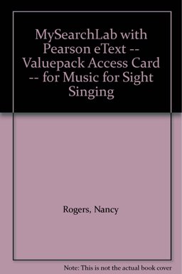 Music for Sight Singing Music for Sight Singing