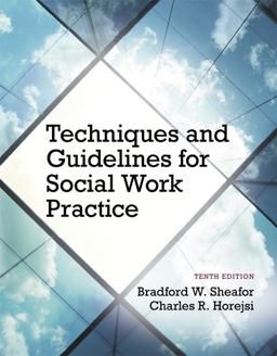 Techniques and Guidelines for Social Work Practice 10th 9780205965106 Front Cover