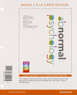 Abnormal Psychology, Books a la Carte Edition