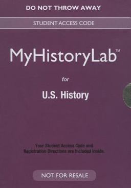 NEW Mylab History for U. S. History -- Valuepack Access Card