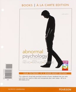 Abnormal Psychology in a Changing World + New Mypsychlab With Etext Access Card: Books a La Carte  9780205968916 Front Cover