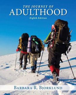 Journey of Adulthood 8th 9780205970759 Front Cover