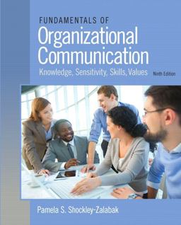 Fundamentals of Organizational Communication 9th 9780205980079 Front Cover
