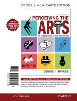 Perceiving the Arts An Introduction to the Humanities, Books a la Carte Edition 11th 9780205980475 Front Cover