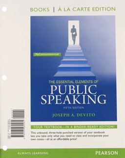 Essential Elements of Public Speaking, Books a la Carte Edition