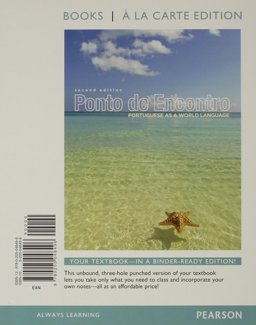 Ponto de Encontro Portuguese As a World Language, Books a la Carte Plus MyPortugueseLab (multi Semester Access) with EText -- Access Card Package 2nd 9780205998494 Front Cover