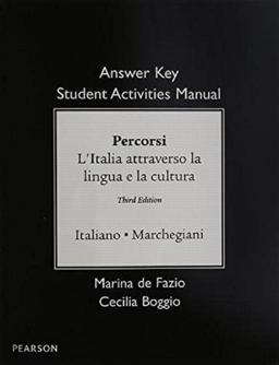 SAM Answer Key for Percorsi