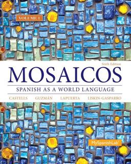 Mosaicos Volume 1 6th 9780205999378 Front Cover