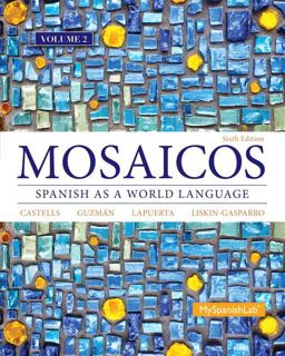 Mosaicos Volume 2 6th 9780205999705 Front Cover