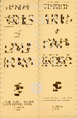 The Strange Genius of David Lindsay