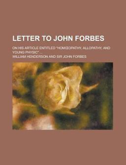 Letter to John Forbes