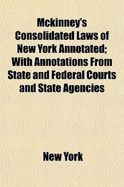 McKinney's Consolidated Laws of New York Annotated