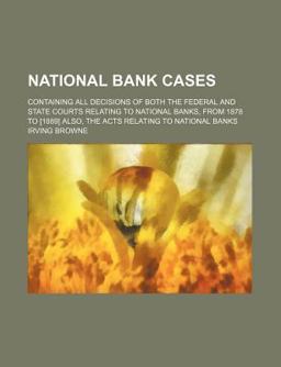 National Bank Cases