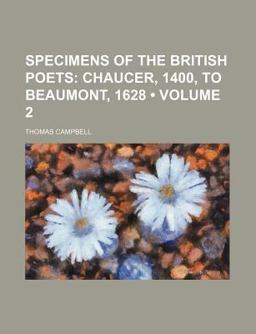 Specimens of the British Poets