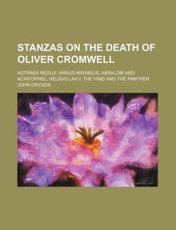 Stanzas on the Death of Oliver Cromwell