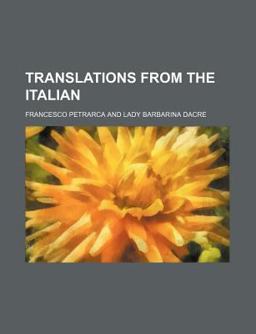 Translations from the Italian