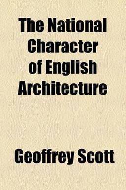 The National Character of English Architecture