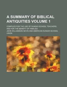 A Summary of Biblical Antiquities