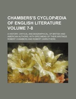 Chambers's Cyclopædia of English Literature