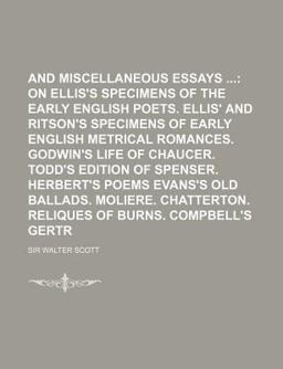 Critical and Miscellaneous Essays