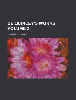 De Quincey's Works