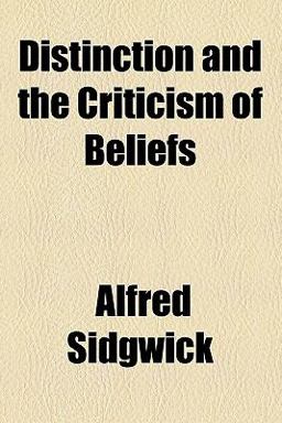 Distinction and the Criticism of Beliefs