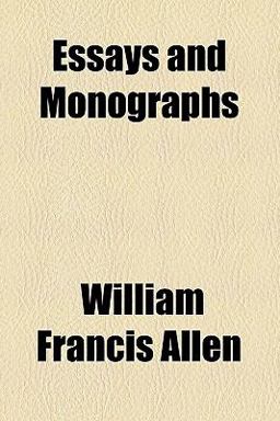 Essays and Monographs Essays and Monographs