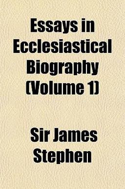 Essays in Ecclesiastical Biography