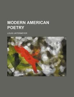 Modern American Poetry Modern American Poetry