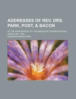 Addresses of Rev Drs Park, Post