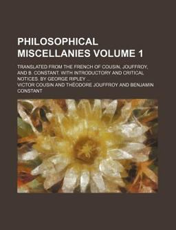 Philosophical Miscellanies