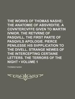 The Works of Thomas Nashe