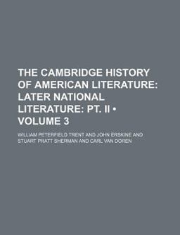 The Cambridge History of American Literature