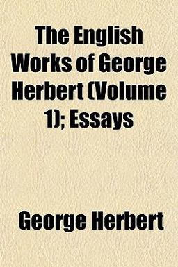 The English Works of George Herbert